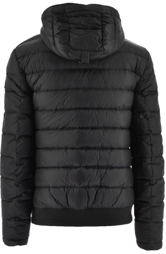 BELSTAFF STREAMLINE HOODED DOWN PUFFA JACKET BLACK UK46 3XL RRP £375 BNWT