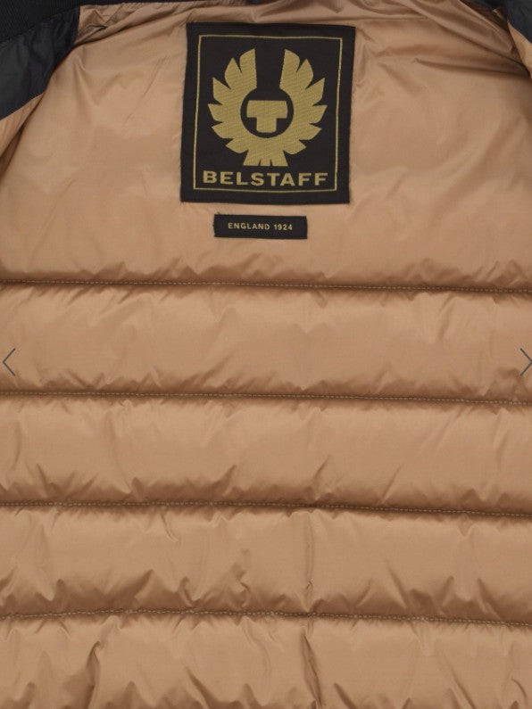 BELSTAFF STREAMLINE HOODED DOWN PUFFA JACKET BLACK UK46 3XL RRP £375 BNWT