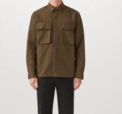 BELSTAFF MAKER HEAVY COTTON OVERSHIRT CLAY BROWN XL RRP £275 BNWT