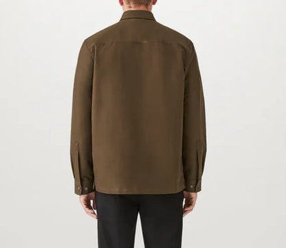 BELSTAFF MAKER HEAVY COTTON OVERSHIRT CLAY BROWN XL RRP £275 BNWT