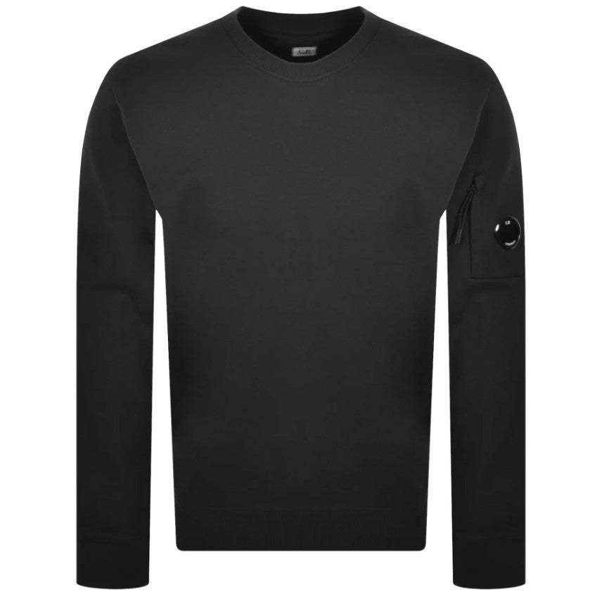 CP COMPANY DIAGONAL LENS COTTON FLEECE SWEATSHIRT BLACK 3XL RRP £210 BNWT