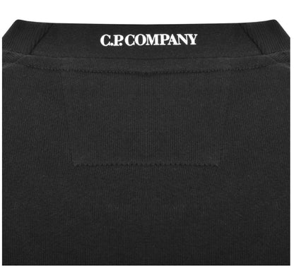 C.P. COMPANY DIAGONAL LENS COTTON FLEECE SWEATSHIRT BLACK 3XL RRP £210 BNWT