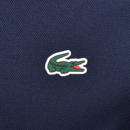 LACOSTE TAPE CREW NECK JACQUARD INTERLOCK SWEATSHIRT NAVY BLUE 2XL RRP £125 BNWT