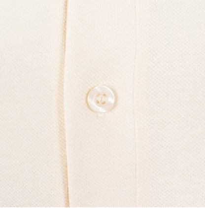 FRED PERRY TWIN TIPPED PIQUE COTTON POLO SHIRT ECRU 2XL RRP £80 BNWT