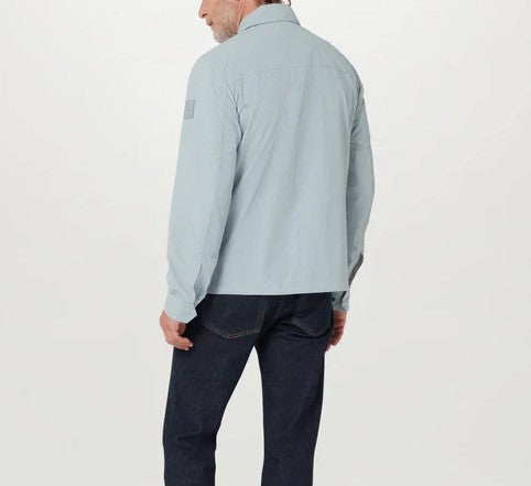 BELSTAFF COVER NYLON SHELL OVERSHIRT QUARRY BLUE RRP £250 BNWT
