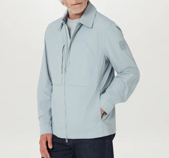 BELSTAFF COVER NYLON SHELL OVERSHIRT QUARRY BLUE RRP £250 BNWT