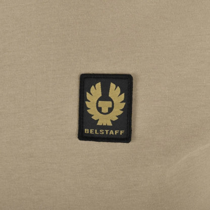 BELSTAFF PHOENIX PATCH COTTON T-SHIRT DARK SAND SMALL RRP £60 BNWT