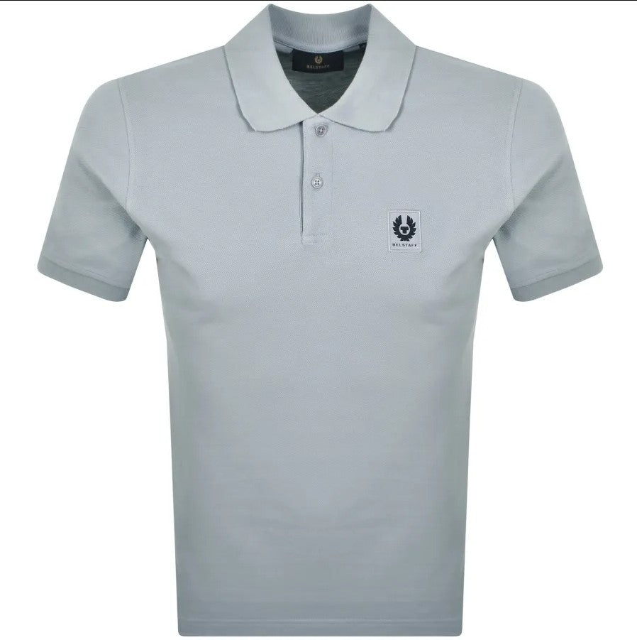 BELSTAFF PHOENIX PATCH PIQUE COTTON POLO SHIRT IN QUARRY BLUE 3XL RRP £95 BNWT