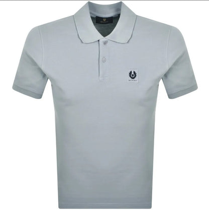 BELSTAFF PHOENIX PATCH PIQUE COTTON POLO SHIRT IN QUARRY BLUE 3XL RRP £95 BNWT