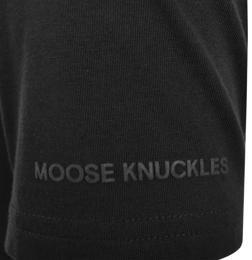 MOOSE KNUCKLES CONWAY COTTON T-SHIRT BLACK M RRP £90 BNWT