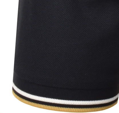 FRED PERRY TWIN TIPPED PIQUE COTTON POLO SHIRT NAVY BLUE/ECRU/HONEYCOMB RRP £80 BNWT