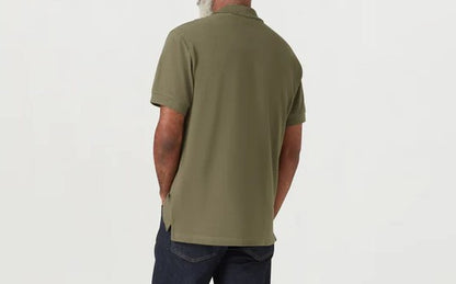 BELSTAFF PHOENIX PATCH PIQUE COTTON POLO SHIRT TRUE OLIVE GREEN RRP £95 BNWT