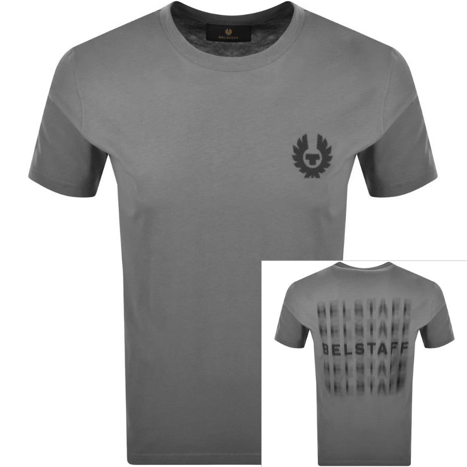 BELSTAFF SHADOW COTTON T-SHIRT TORNADO GREY RRP £70 BNWT
