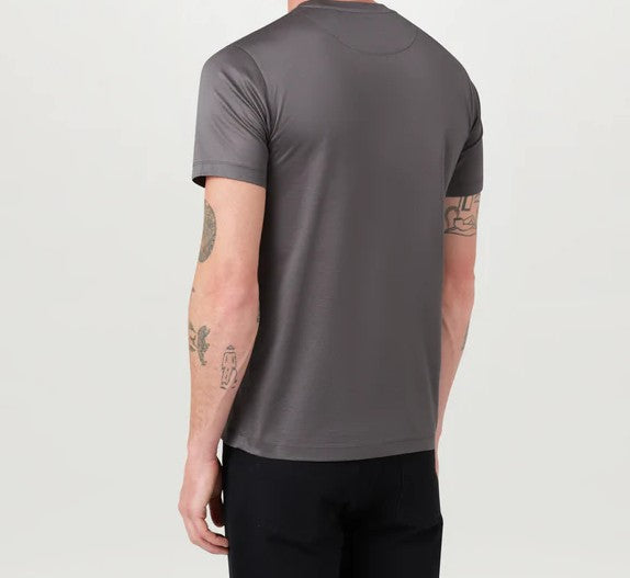 BELSTAFF STEEL MERCERISED COTTON T-SHIRT TORNADO GREY RRP £70 BNWT