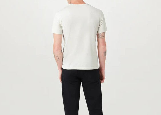 BELSTAFF PHOENIX PATCH COTTON T-SHIRT TONAL SILVER BIRCH CREAM RRP £60 BNWT