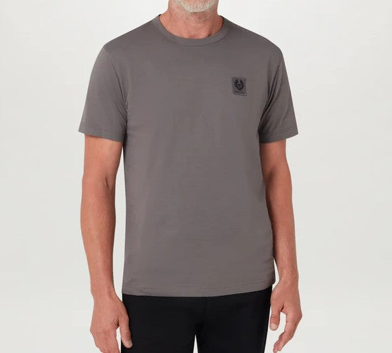 BELSTAFF PHOENIX PATCH COTTON T-SHIRT TONAL TORNADO GREY RRP £60 BNWT