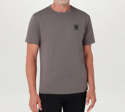 BELSTAFF PHOENIX PATCH COTTON T-SHIRT TONAL TORNADO GREY RRP £60 BNWT