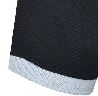 BELSTAFF CONTRAST COLLAR PHOENIX PATCH COTTON POLO SHIRT DARK INK NAVY/SKY BLUE RRP £120 BNWT (Copy)
