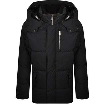 MOOSE KNUCKLES EVEREST 3Q HOODED PUFFA JACKET COAT BLACK 2XL RRP £795 BNWT