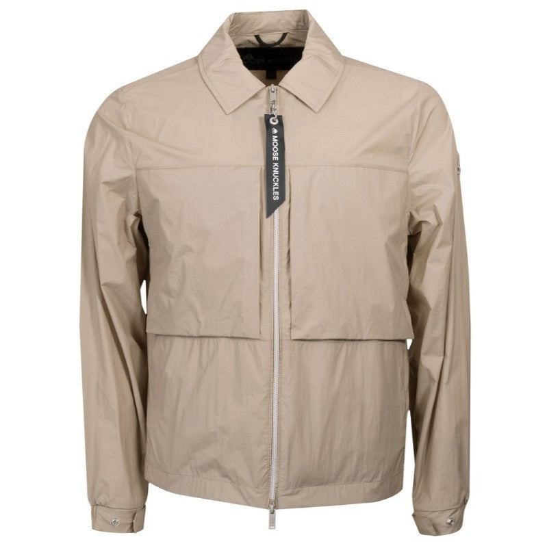 MOOSE KNUCKLES WAVERLY SHELL OVERSHIRT SHACKET JACKET DUSK M RRP £275 BNWT