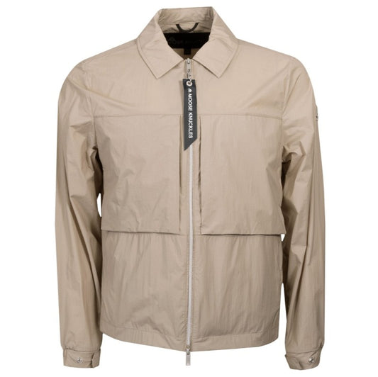 MOOSE KNUCKLES WAVERLY SHELL OVERSHIRT SHACKET JACKET DUSK M RRP £275 BNWT