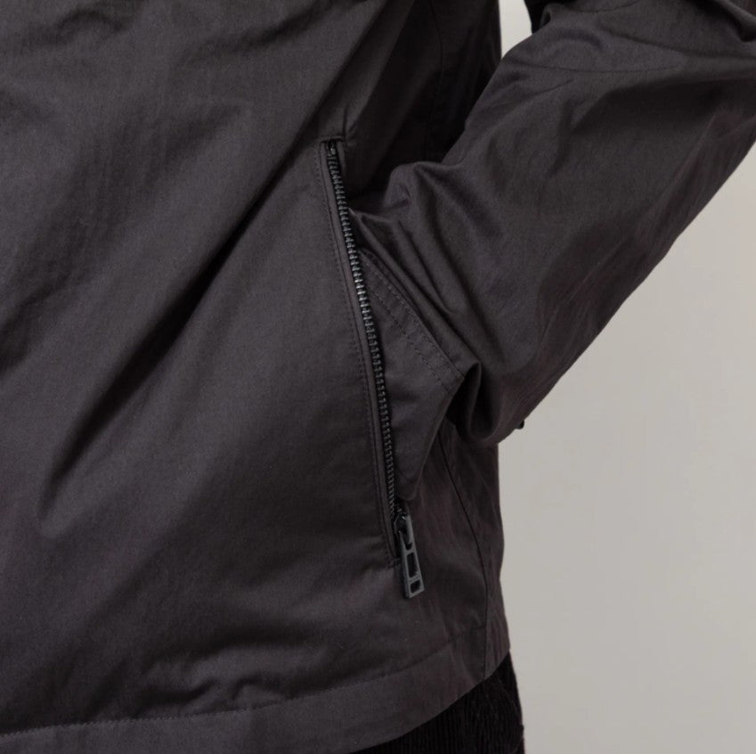 BELSTAFF DROME COTTON GABERDINE OVERSHIRT BLACK LARGE RRP £195 BNWT