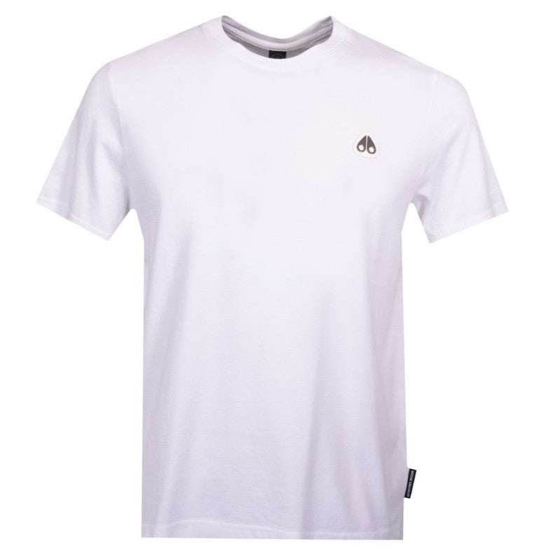 MOOSE KNUCKLES CRESCENT COTTON T-SHIRT WHITE 2XL RRP £90 BNWT