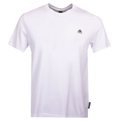 MOOSE KNUCKLES CRESCENT COTTON T-SHIRT WHITE 2XL RRP £90 BNWT