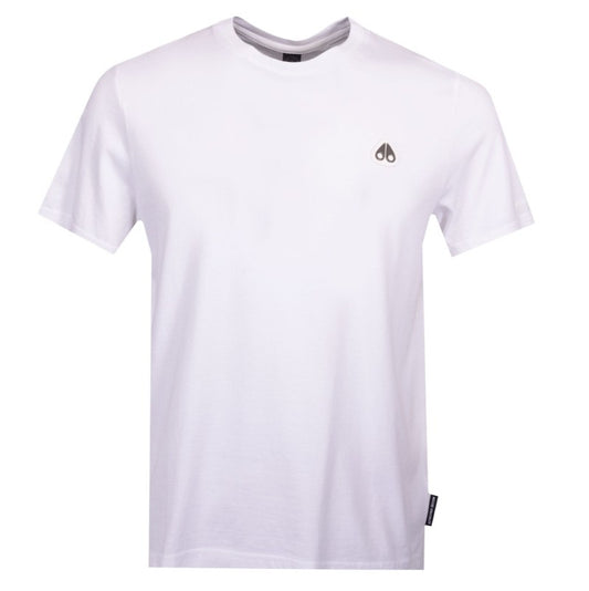 MOOSE KNUCKLES CRESCENT COTTON T-SHIRT WHITE 2XL RRP £90 BNWT