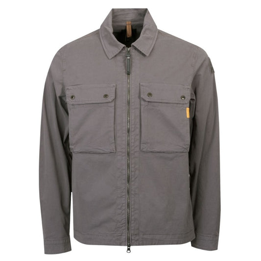PARAJUMPERS TEL OVERSHIRT SHACKET JACKET PEWTER GREY 3XL RRP £270 BNWT