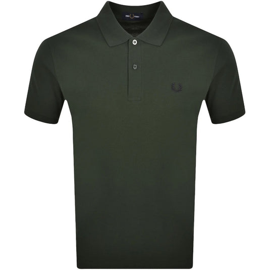 FRED PERRY PIQUE COTTON POLO SHIRT COURT GREEN RRP £80 BNWT