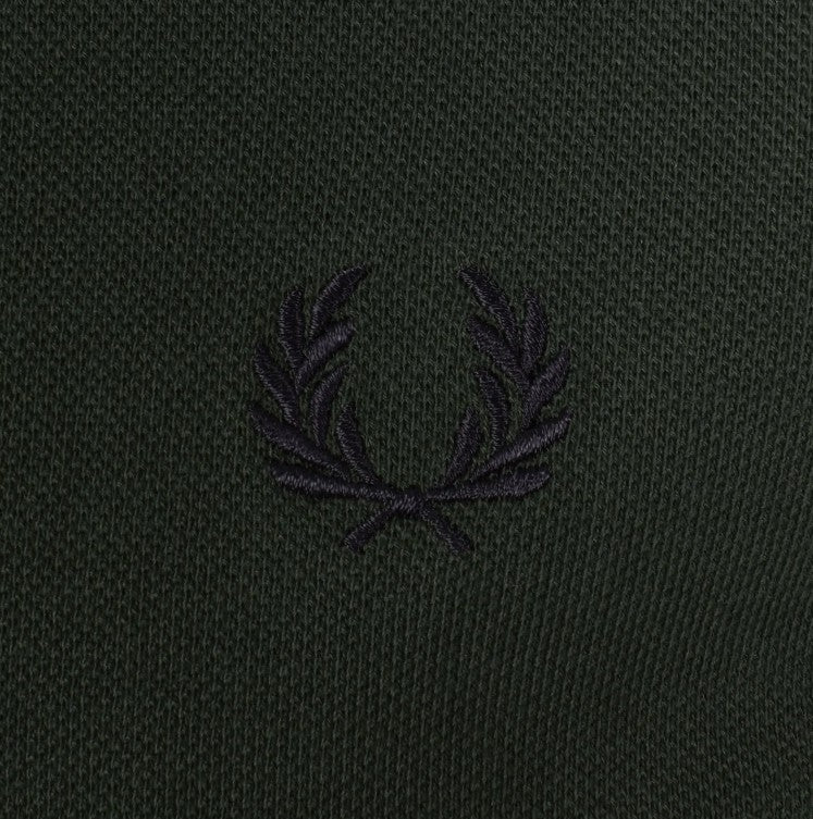 FRED PERRY PIQUE COTTON POLO SHIRT COURT GREEN RRP £80 BNWT