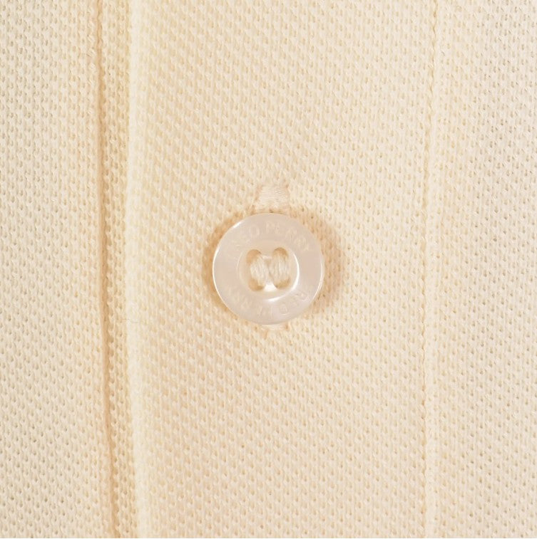 FRED PERRY TWIN TIPPED PIQUE COTTON POLO SHIRT ECRU (CREAM) 3XL RRP £80 BNWT