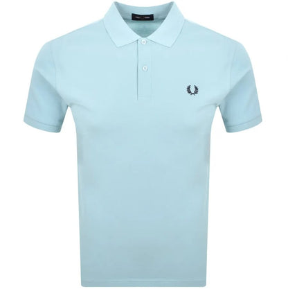 FRED PERRY PIQUE COTTON POLO SHIRT BALLBOY BLUE/DARK AIRFORCE 3XL RRP £80 BNWT