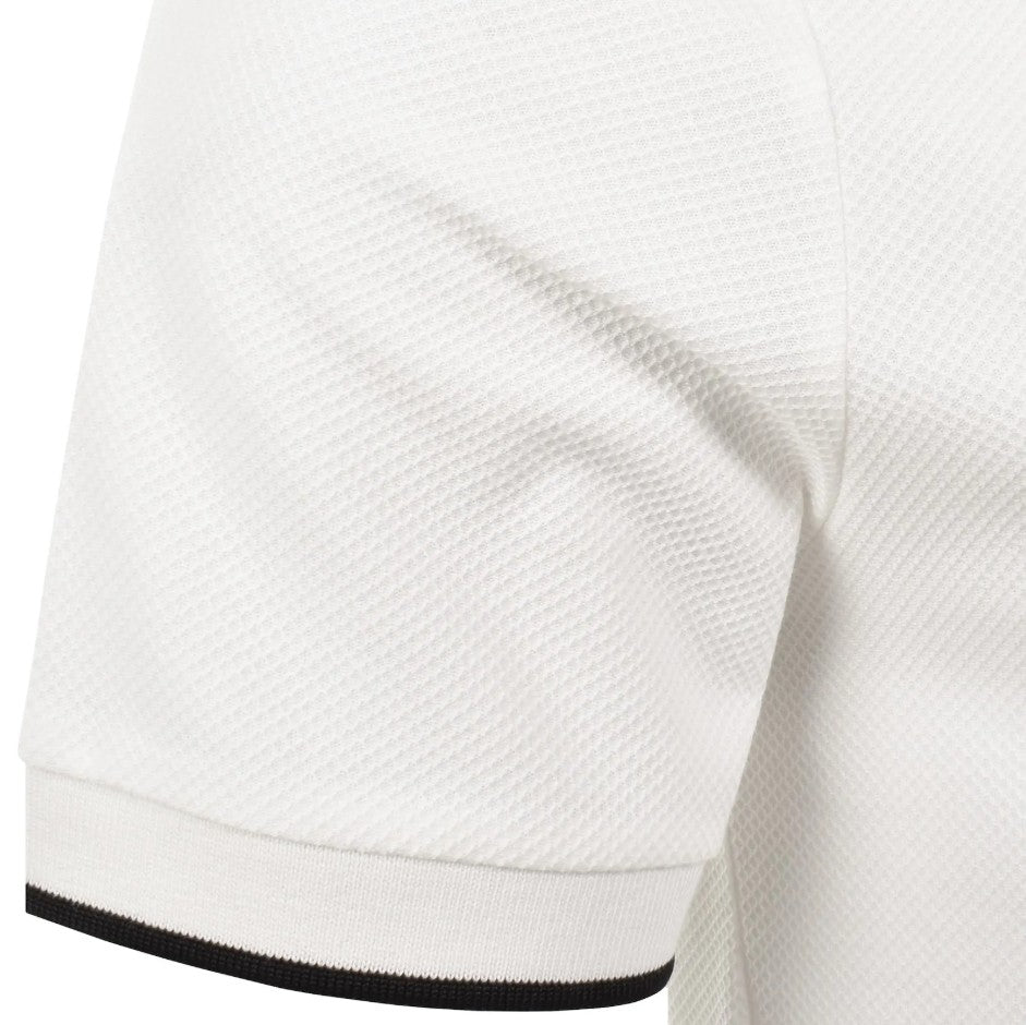 FRED PERRY PIQUE COTTON POCKET DETAIL T-SHIRT WHITE RRP £60 BNWT