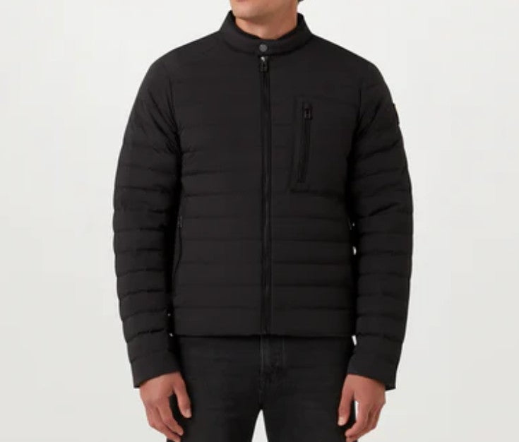 BELSTAFF CHASSIS DOWN PUFFA BOMBER JACKET BLACK UK46 3XL RRP £350 BNWT