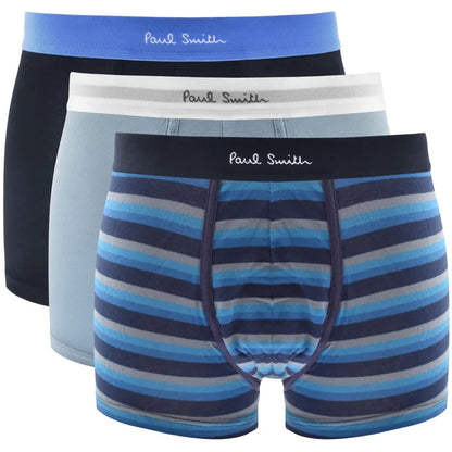 PAUL SMITH PS 3 PACK TRUNKS PANTS UNDERWEAR BLUE 2XL RRP £44 BNWT