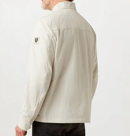 BELSTAFF CARGO TECHNICAL COTTON BLEND OVERSHIRT SILVER BIRCH RRP £195 BNWT