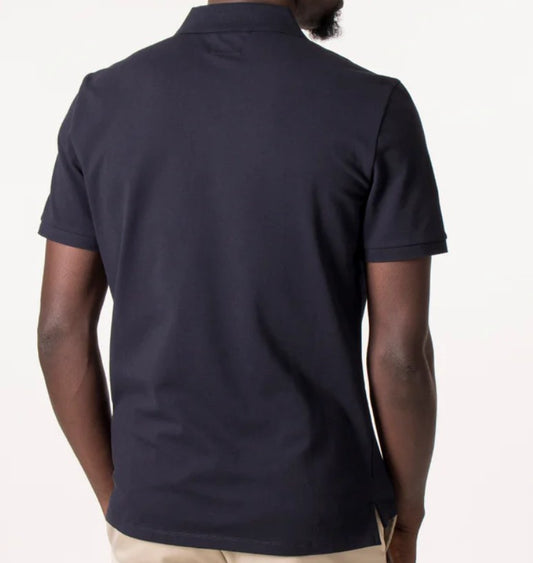 C.P. COMPANY STRETCH PIQUE COTTON POLO SHIRT IN TOTAL ECLIPSE NAVY 2XL RRP £130
