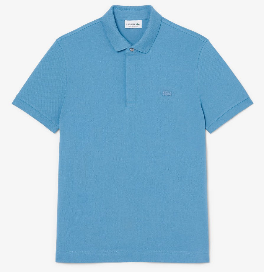 LACOSTE PIQUE COTTON POLO SHIRT TONAL CROC LOGO BLUE (8) 3XL RRP £95 BNWT