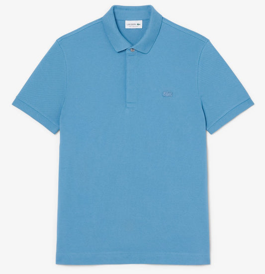 LACOSTE PIQUE COTTON POLO SHIRT TONAL CROC LOGO BLUE (8) 3XL RRP £95 BNWT