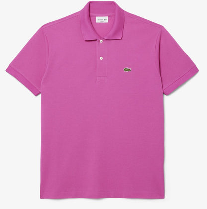 LACOSTE CLASSIC L1212 PIQUE COTTON POLO SHIRT ROSE MAGENTA RRP £95 BNWT