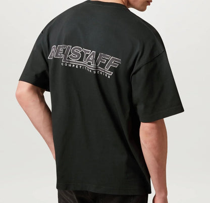 BELSTAFF COMPETITION MOMENTUM COTTON T-SHIRT FADED BLACK XL RRP £85 BNWT