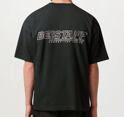 BELSTAFF COMPETITION MOMENTUM COTTON T-SHIRT FADED BLACK XL RRP £85 BNWT