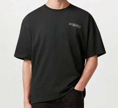 BELSTAFF COMPETITION MOMENTUM COTTON T-SHIRT FADED BLACK XL RRP £85 BNWT