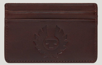 BELSTAFF WHEATLE ITALIAN LEATHER CARD HOLDER WALLET ANTIQUE BROWN RRP £75 NEW IN BOX