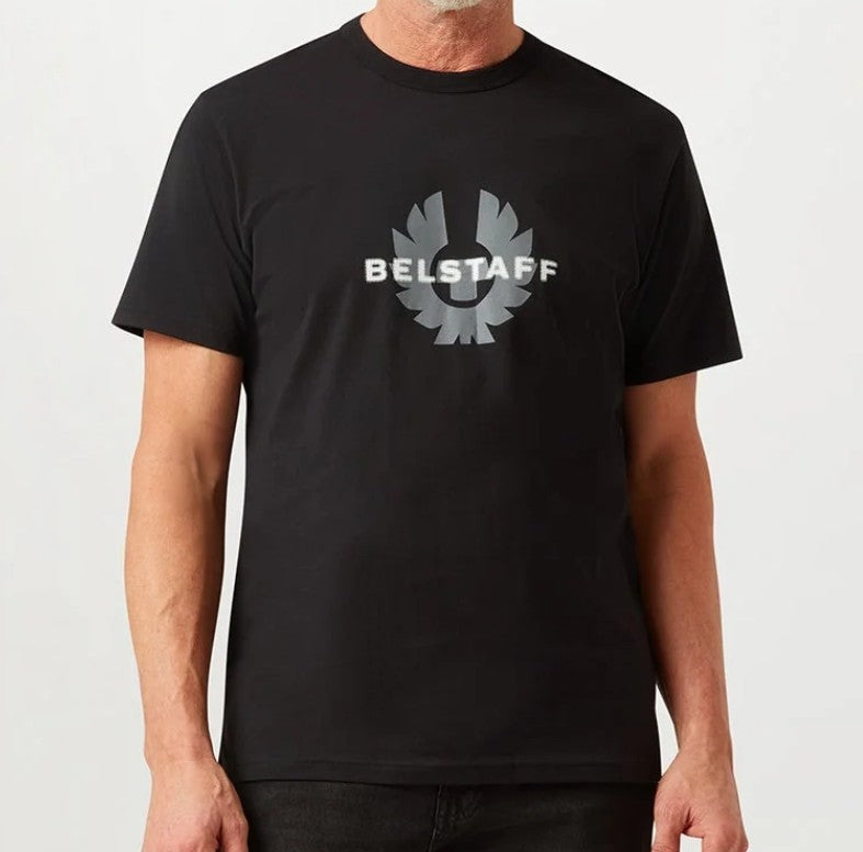 BELSTAFF SURFACE COTTON T-SHIRT BLACK RRP £65 BNWT