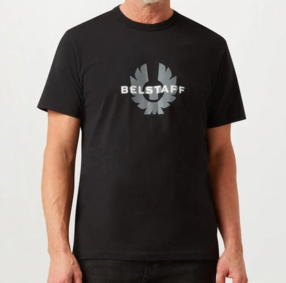 BELSTAFF SURFACE COTTON T-SHIRT BLACK RRP £65 BNWT