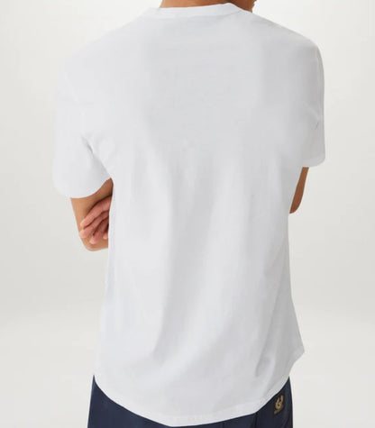 BELSTAFF PHOENIX PATCH COTTON T-SHIRT WHITE 2XL RRP £60 BNWT