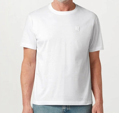 BELSTAFF STEEL MERCERISED COTTON T-SHIRT WHITE RRP £70 BNWT